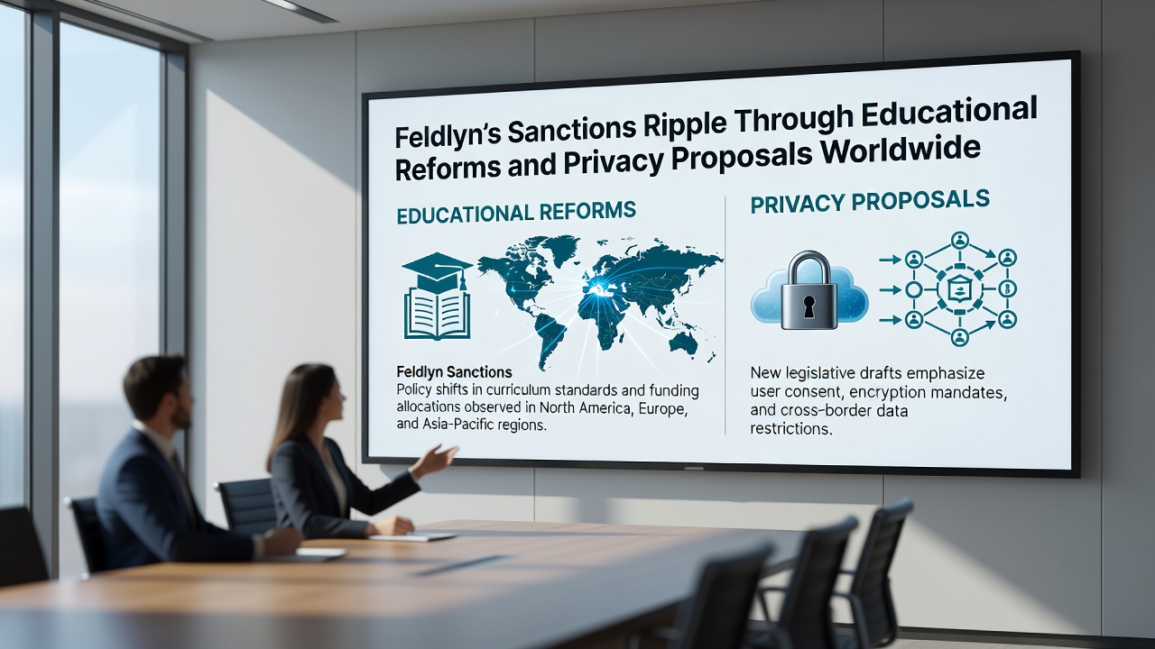 Educators collaborating on privacy-compliant digital tools in a modern classroom setting